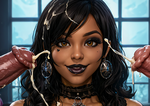 Tabrin & Two Horse Cocks